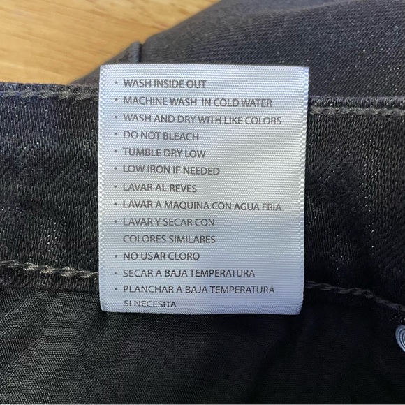 KANCAN Mid Rise Button Fly Flare Dark Gray Jeans Women’s Size 11/29 - Picture 12 of 12